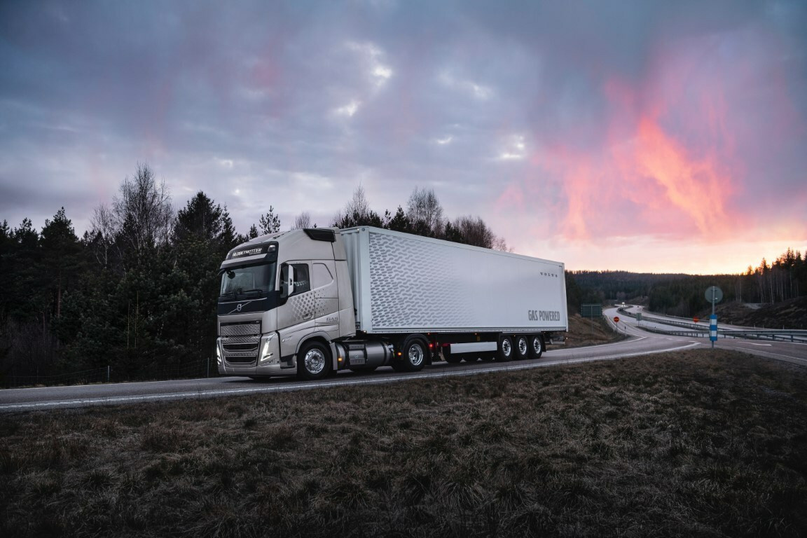 Volvo FH gasdriven lastbil utrustad med ett Westport LNG HPDI™ bränslesystem. Foto: CNW Group/Westport Fuel Systems Inc.