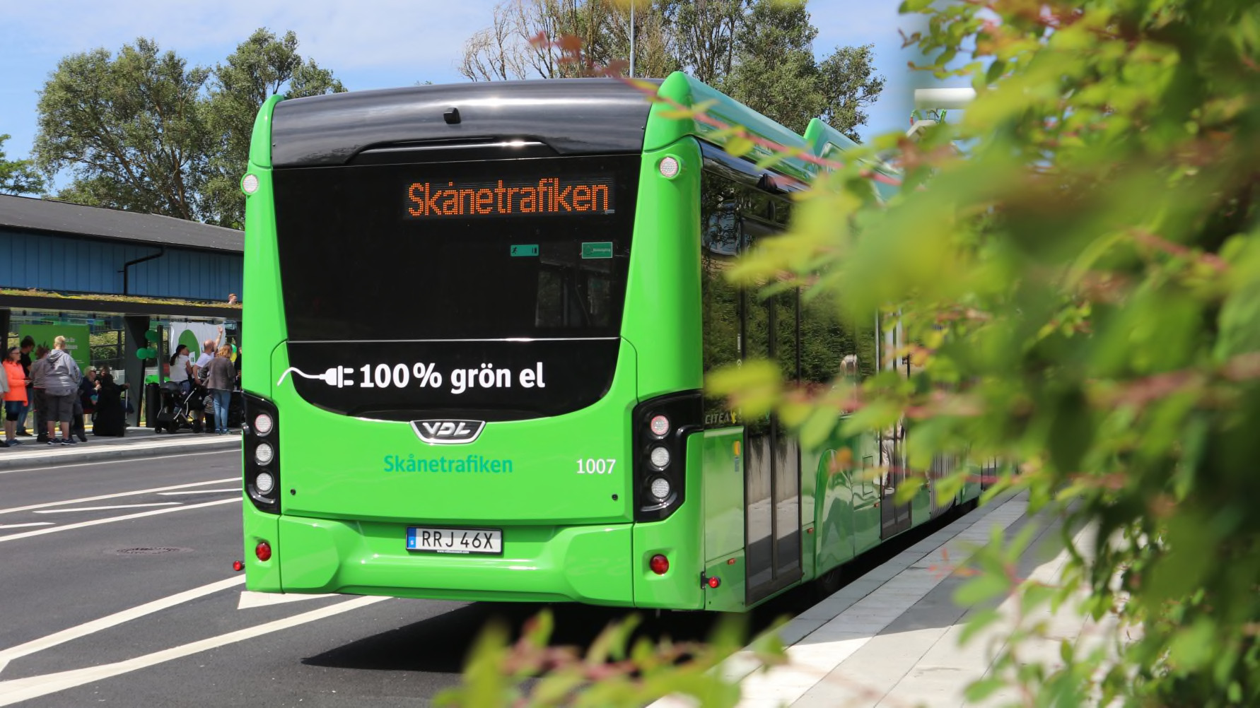 Kraftringens satsningar ska hålla Lunds eldrivna stadsbussar rullande. Foto: Lunds kommun.