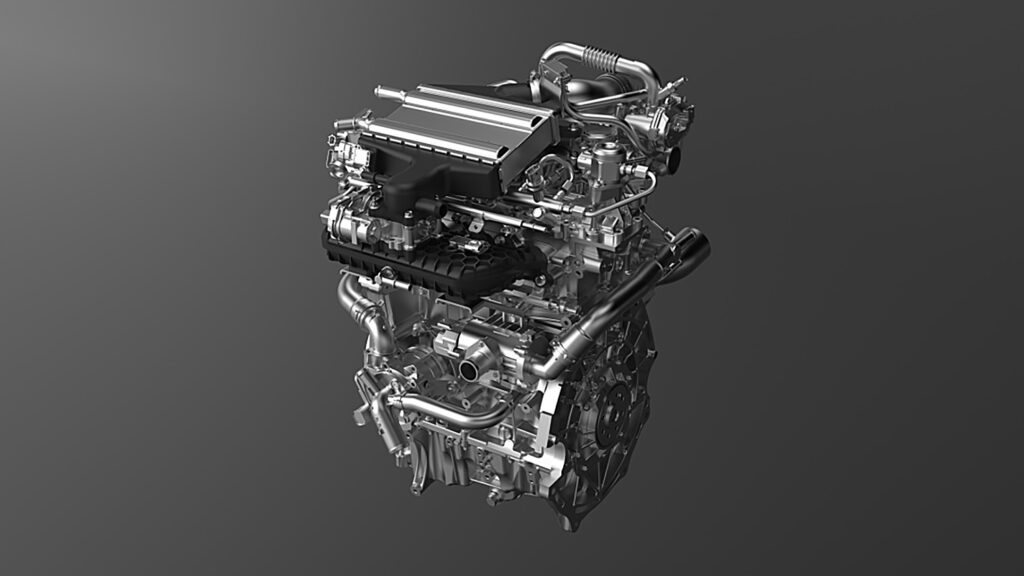GAC:s 2-litersmotor går på ammoniak och uppnår en effekt av 120 kW. Foto: GAC Motors. 