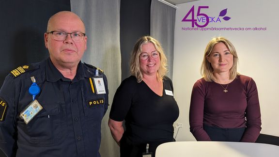      Under vecka 45 kommer Thomas Jäderqvist (Polisen), Anna-Karin Holst (Beroendecentrum Region Örebro län) och Josefin Sejnelid (Länsstyrelsen Örebro) berätta om deras SMADIT-samarbete. MHF släpper intervjufilmer under vecka 45. Foto: MHF.