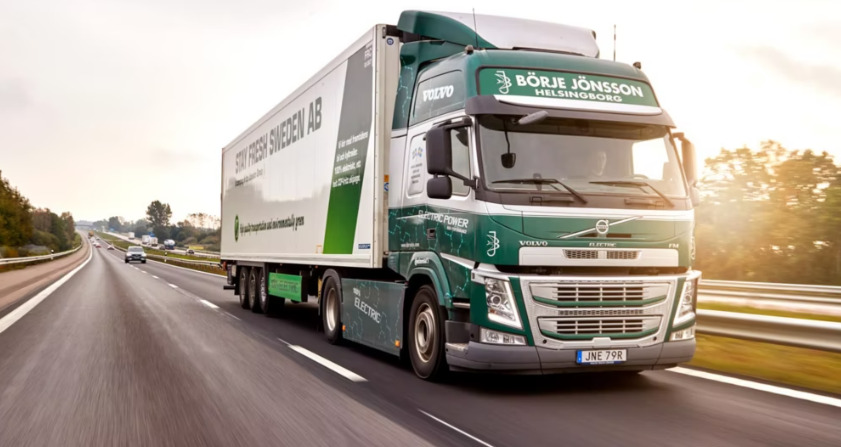 50 000 mil med elektrisk drivlina. Foto: Volvo Trucks.