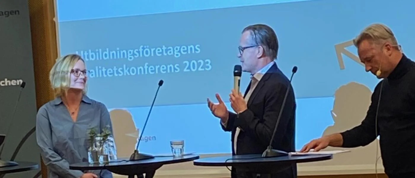 Under konferensen fick Caj Luoma från Transportföretagen möjlighet att lyfta transportbranschens sida av ämnet.