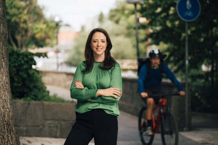  Åsa Lindhagen (MP), Miljö- och klimatborgarråd. Foto: Alexander Donka.