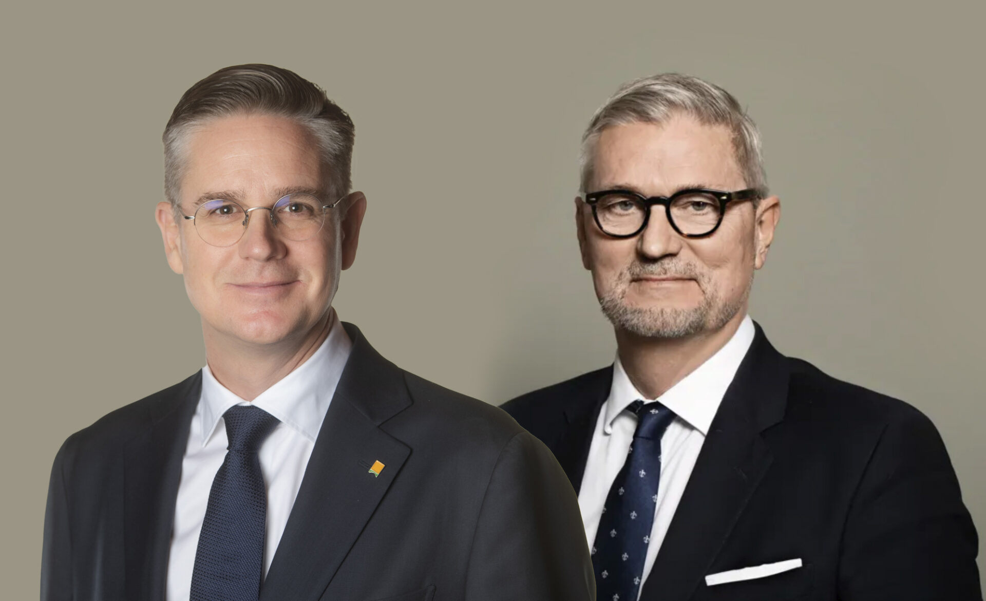Vd för Sveriges Åkeriföretag Oscar Hyléen och vd för DTL – Danske Vognmænd Erik Østergaard. Foto: SÅ och DTL (montage)