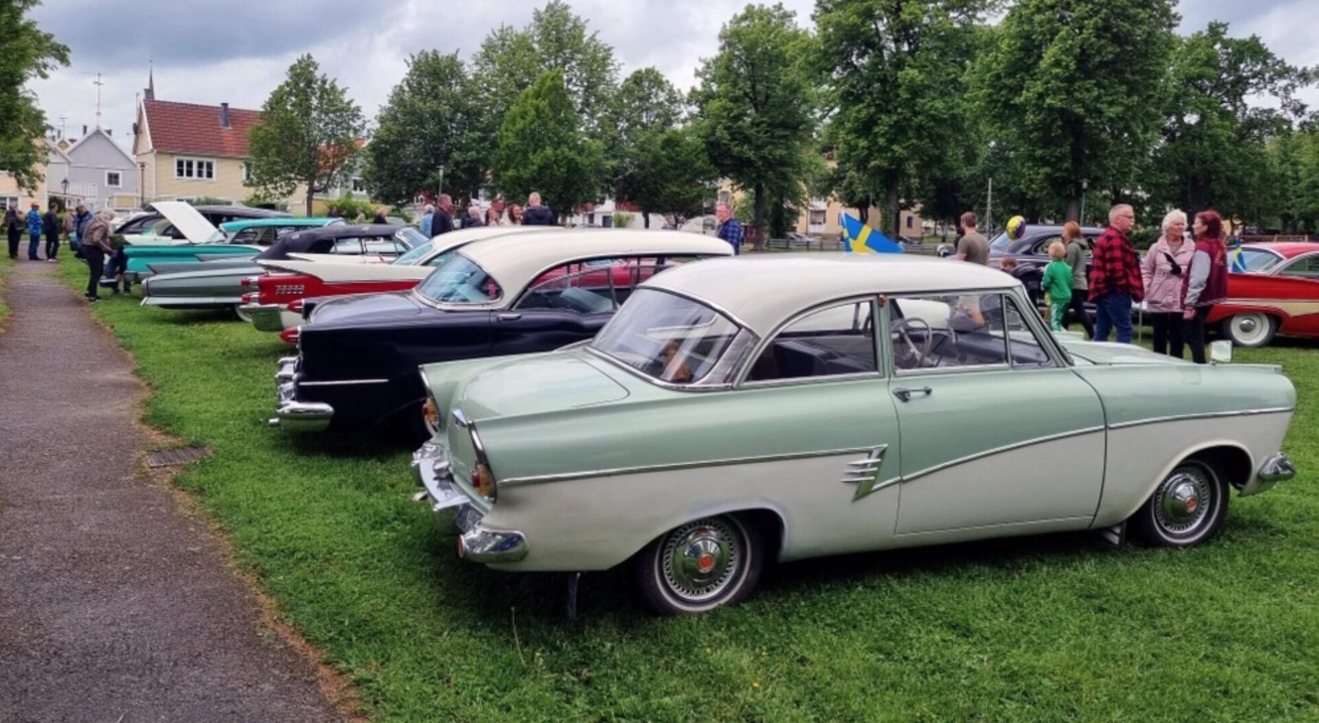 Kultur på väg och på plats i Arboga i samband med firandet av Motorhistoriska dagen den 6 juni. Foto: Motorhistoriska Riksförbundet