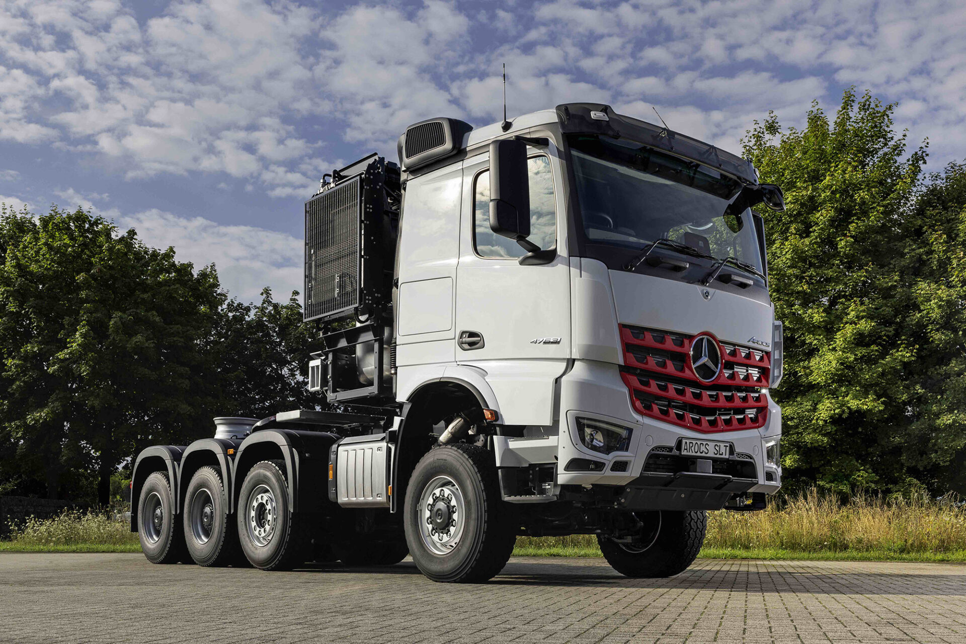 Mercedes Arocs tungdragare för Japan ställs ut i Tokyo i höst. Foto: Daimler Truck