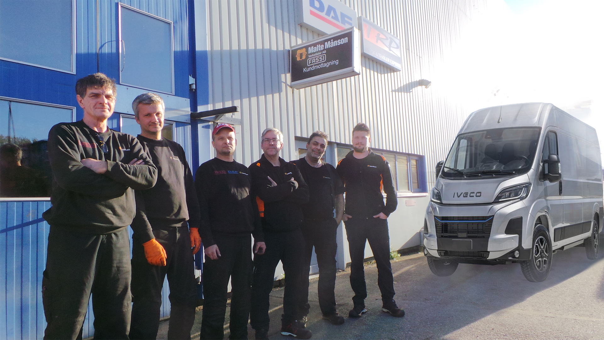   Teamet i Arlöv. Foto: Malte Månson.