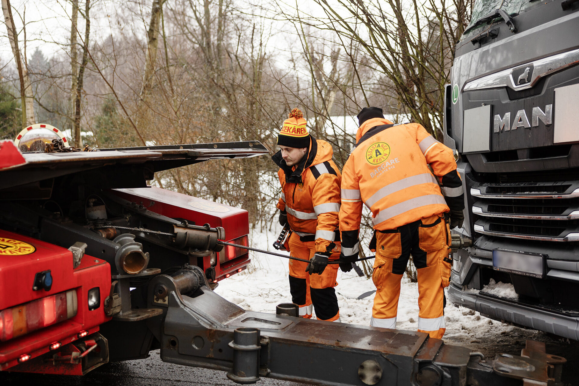Flera bärgningsförare inom Assistancekåren vittnar om en tydlig förändring i trafikanternas beteende under vintern. Foto: Jenny Leyman