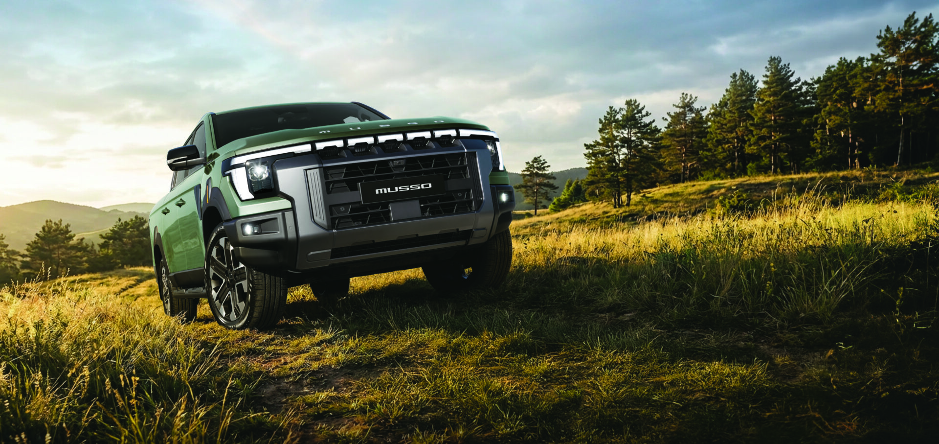 "KGM Musso Grand ger mer för pengarna", säger KGM:s importör i Sverige. Foto: KGM.