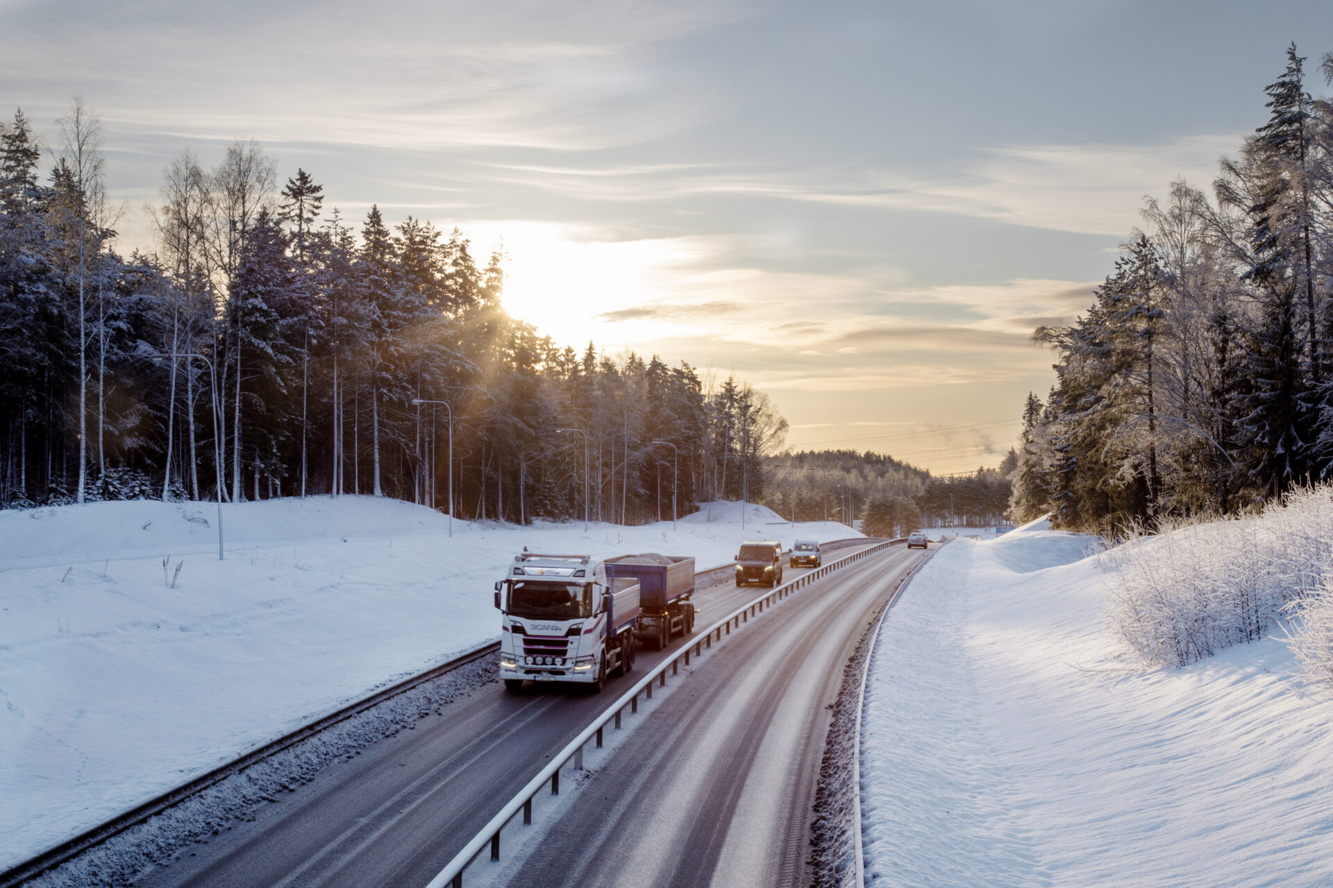 Under påskhelgen kommer omkörningsförbud att råda mellan Gävle och Tönnebro. Foto: Trafikverket.