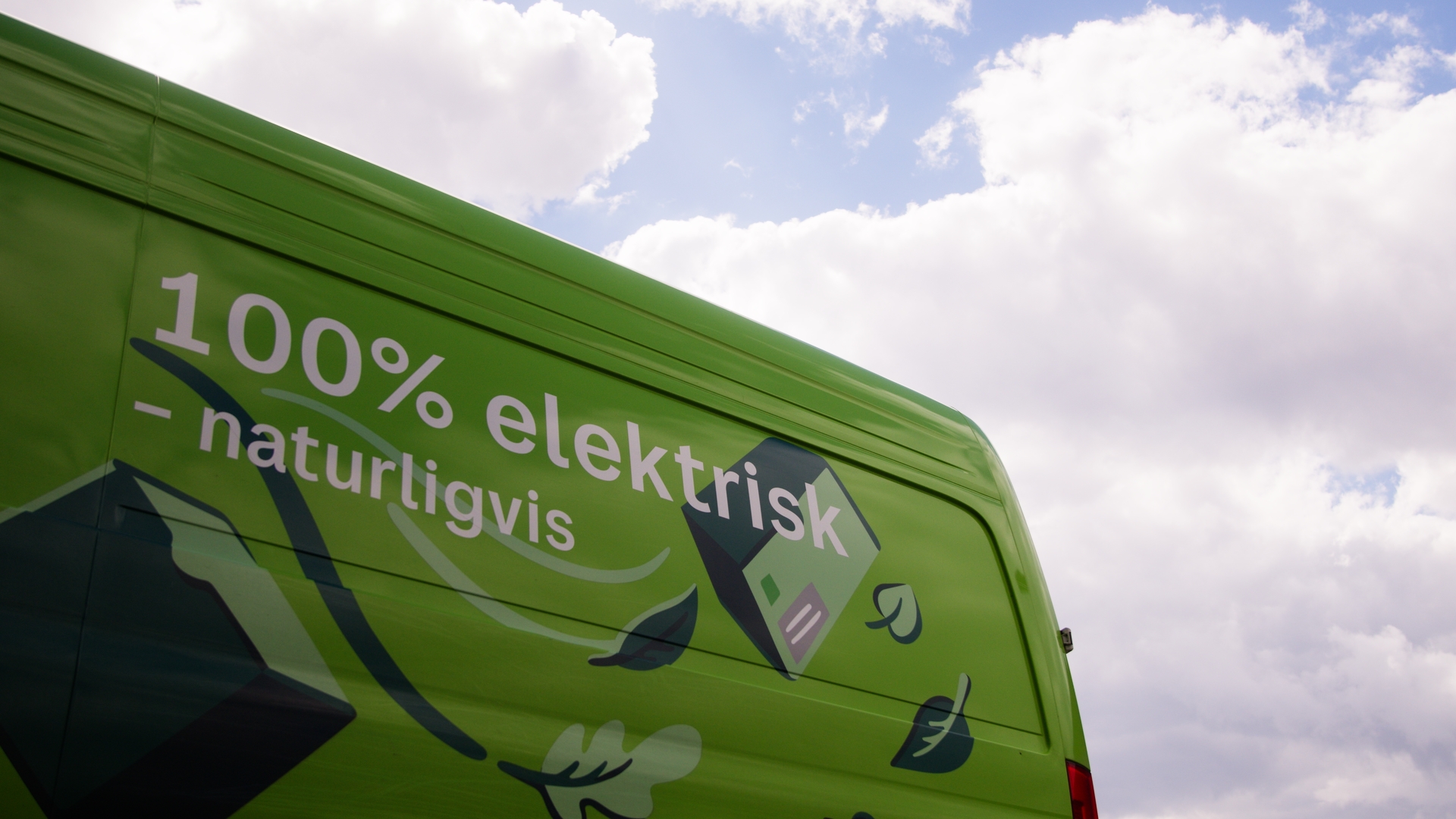 Nu använder Bring enbart eldrivna fordon för sina dagliga paketleveranser. Foto: Bring.